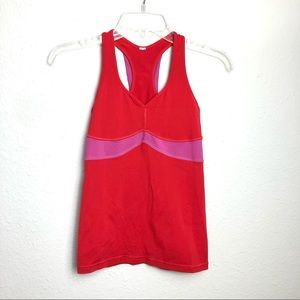 Lululemon Racerback Tank Top V-Neck Sz 2? no size. Running yoga top